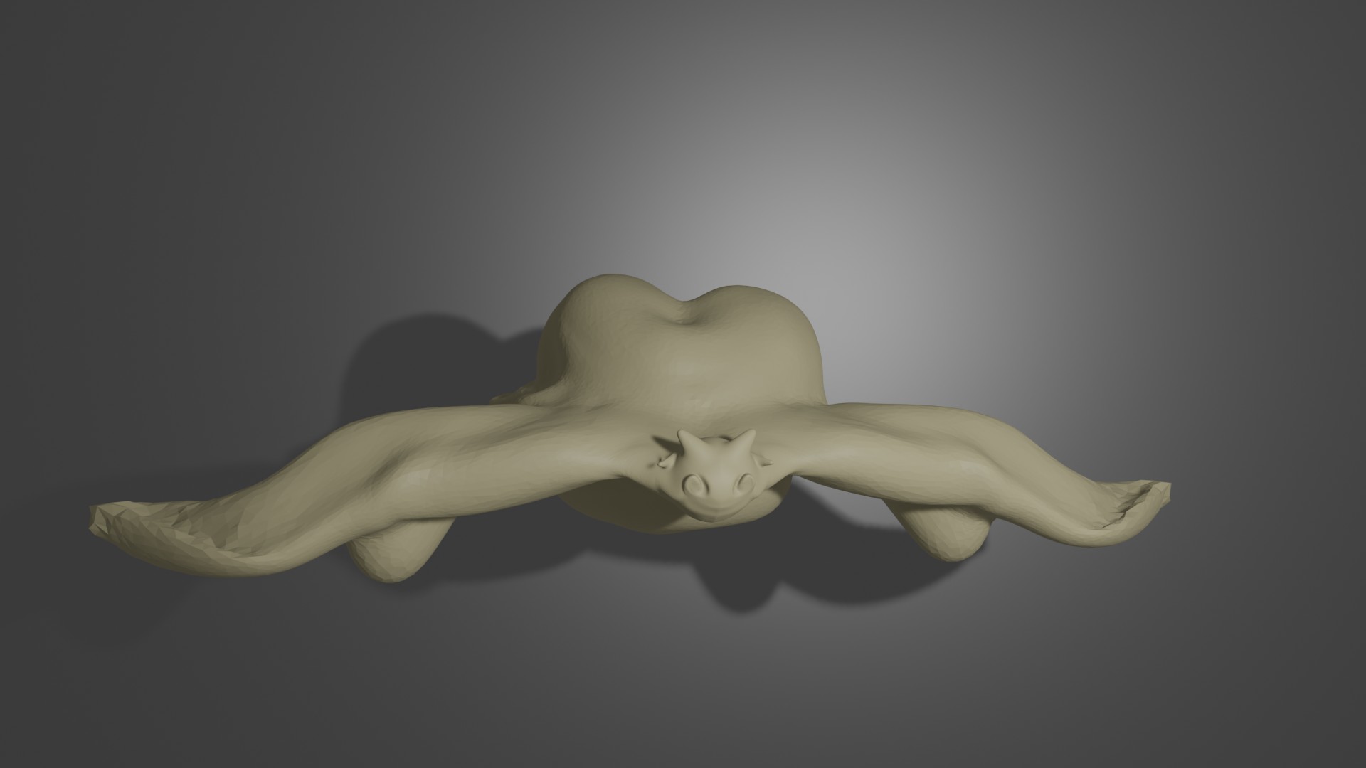 Digital render of the third child-authored deity